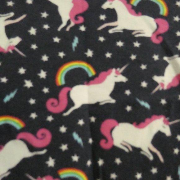 CARTER'S | size 12 | Unicorn and Rainbow Print Pajama Long Sleeve Shirt - Picture 9 of 15